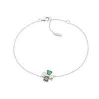 Bracciale Amen Donna Quadricuore in Argento Zircone BRQUBMVE - BRQUBMVE